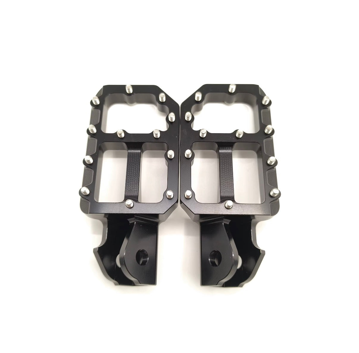 Black Surron upgraded pegs